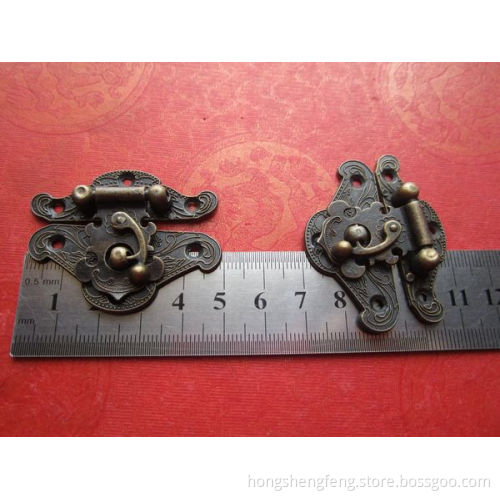Metal Locks, Box C Type Locks, Zinc Alloy Box Latches, Antique Brass Box Locks